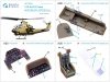 Quinta Studio QD72028 Ah-1G 3D-Printed & coloured Interior on decal paper (AZ models) 1/72